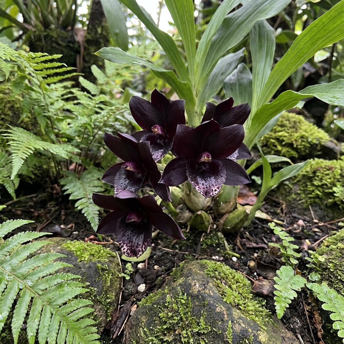 Black Orchid Flower Seeds for Easy Planting