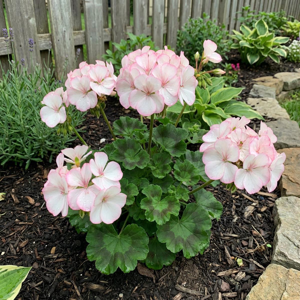 White Pink Geranium Flower Seeds for Planting Seed for Beautiful Blooms, Perfect for Garden Dcor and Easy Growth