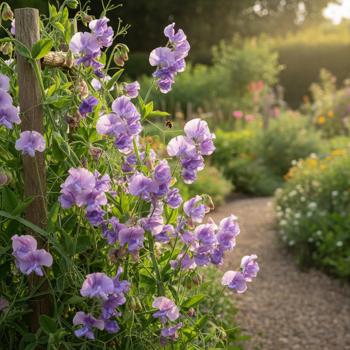 Sweet Pea Flower Seeds Planting Lavender