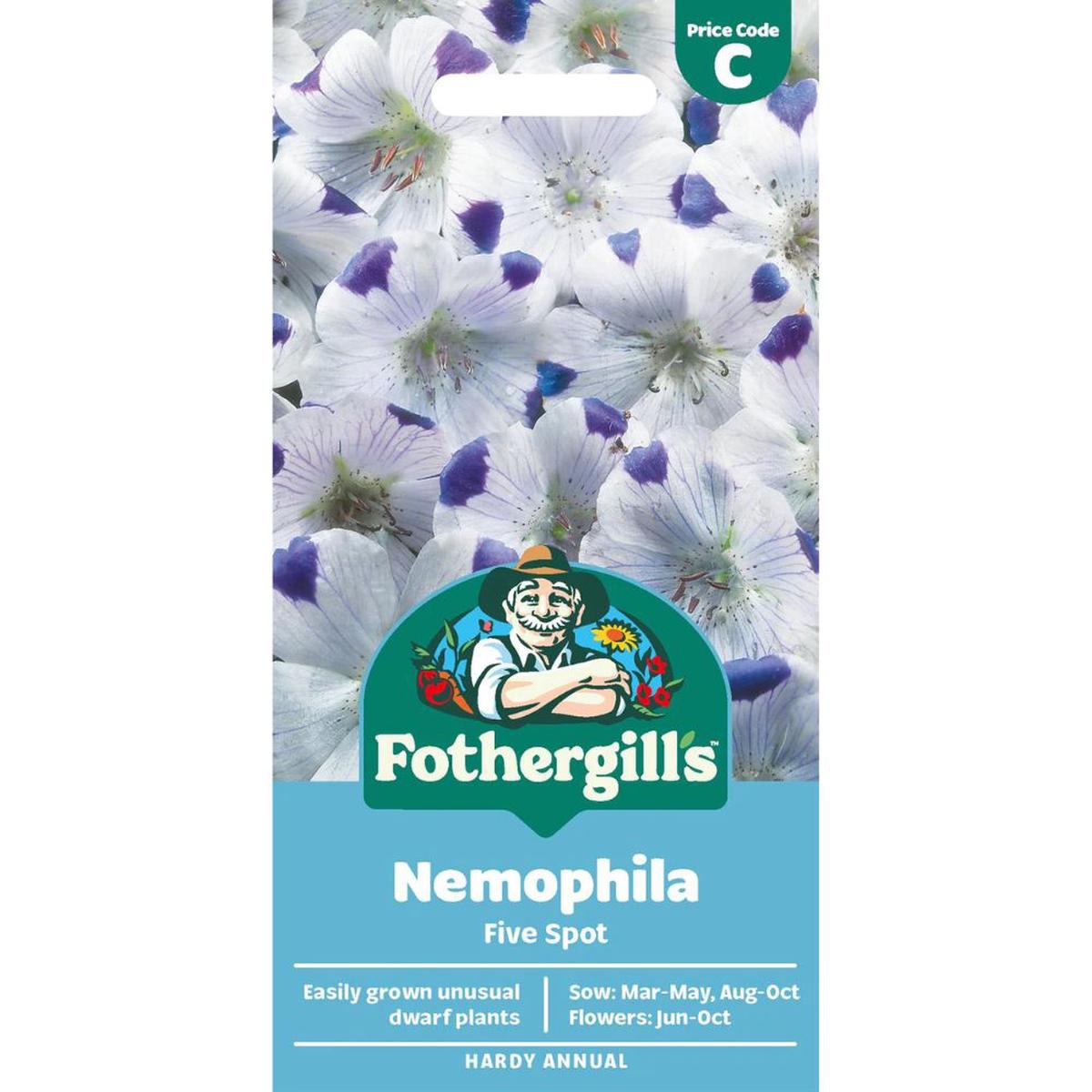 Mr Fothergills Nemophila Five Spot Seeds