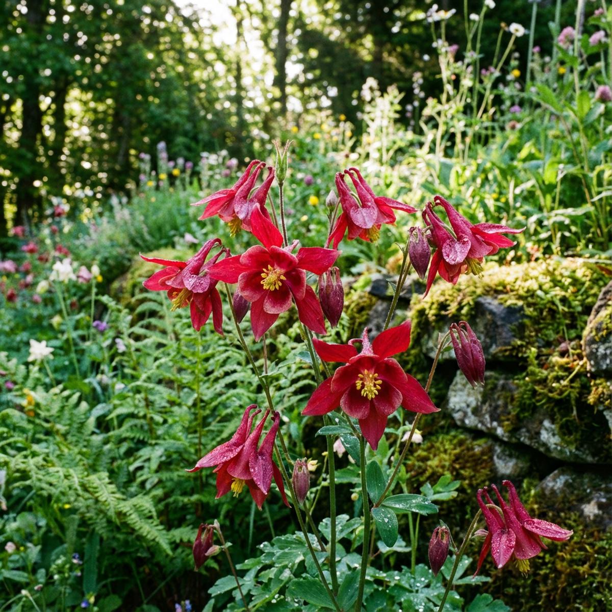 Aquilegia Flower Seeds for Elegant Planting