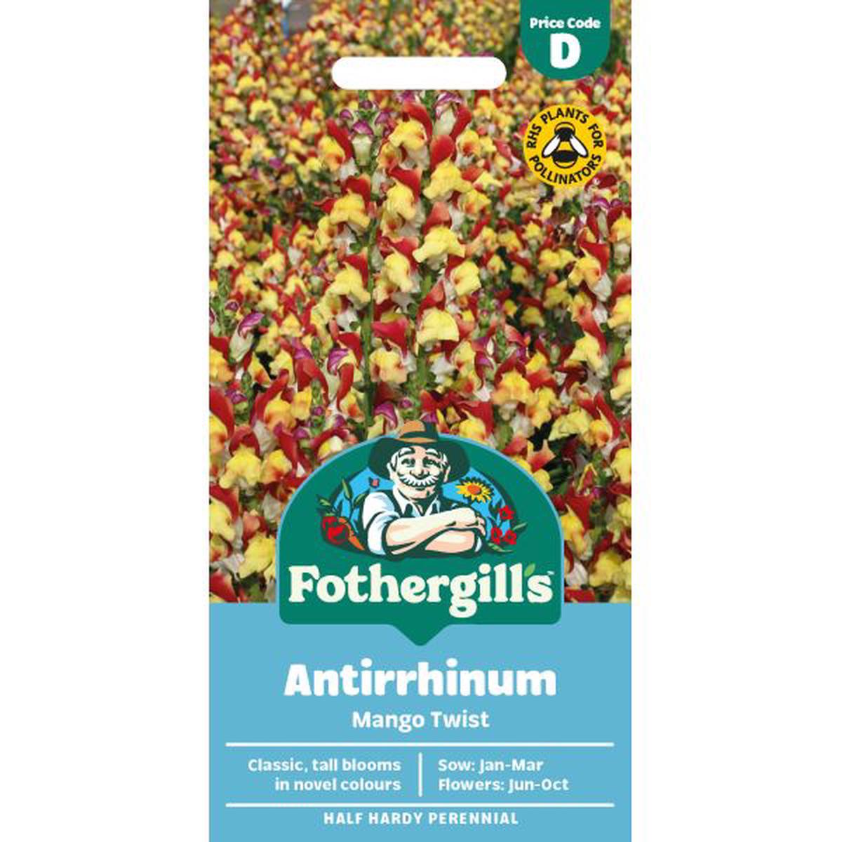 Antirrhinum Mango Twist Flower Seeds