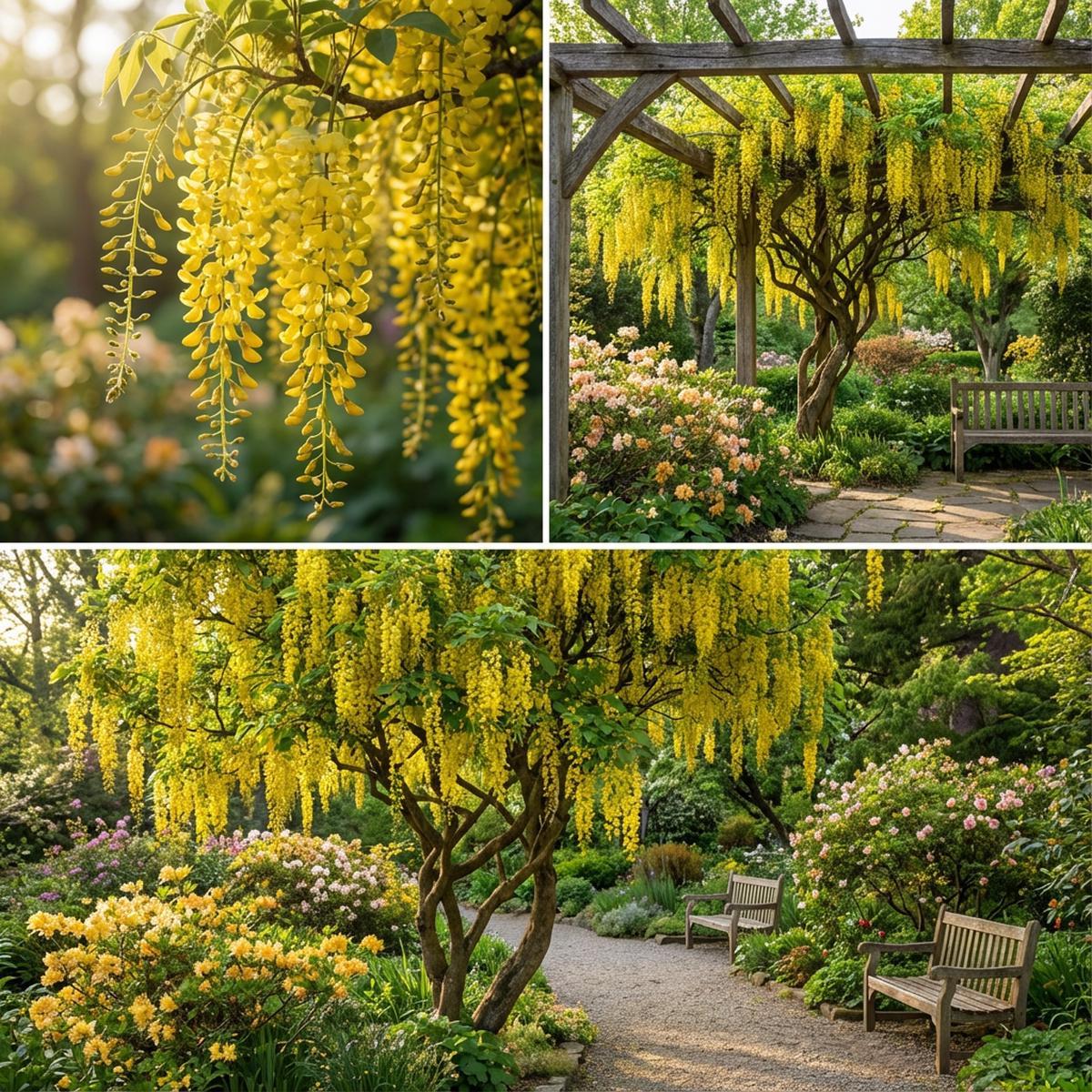 Yellow Wisteria Tree Seeds Planting Golden