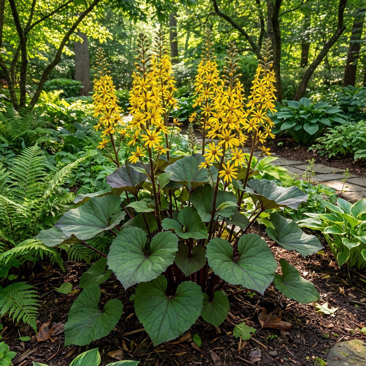 Yellow Ligularia Plant Seeds Planting Hardy