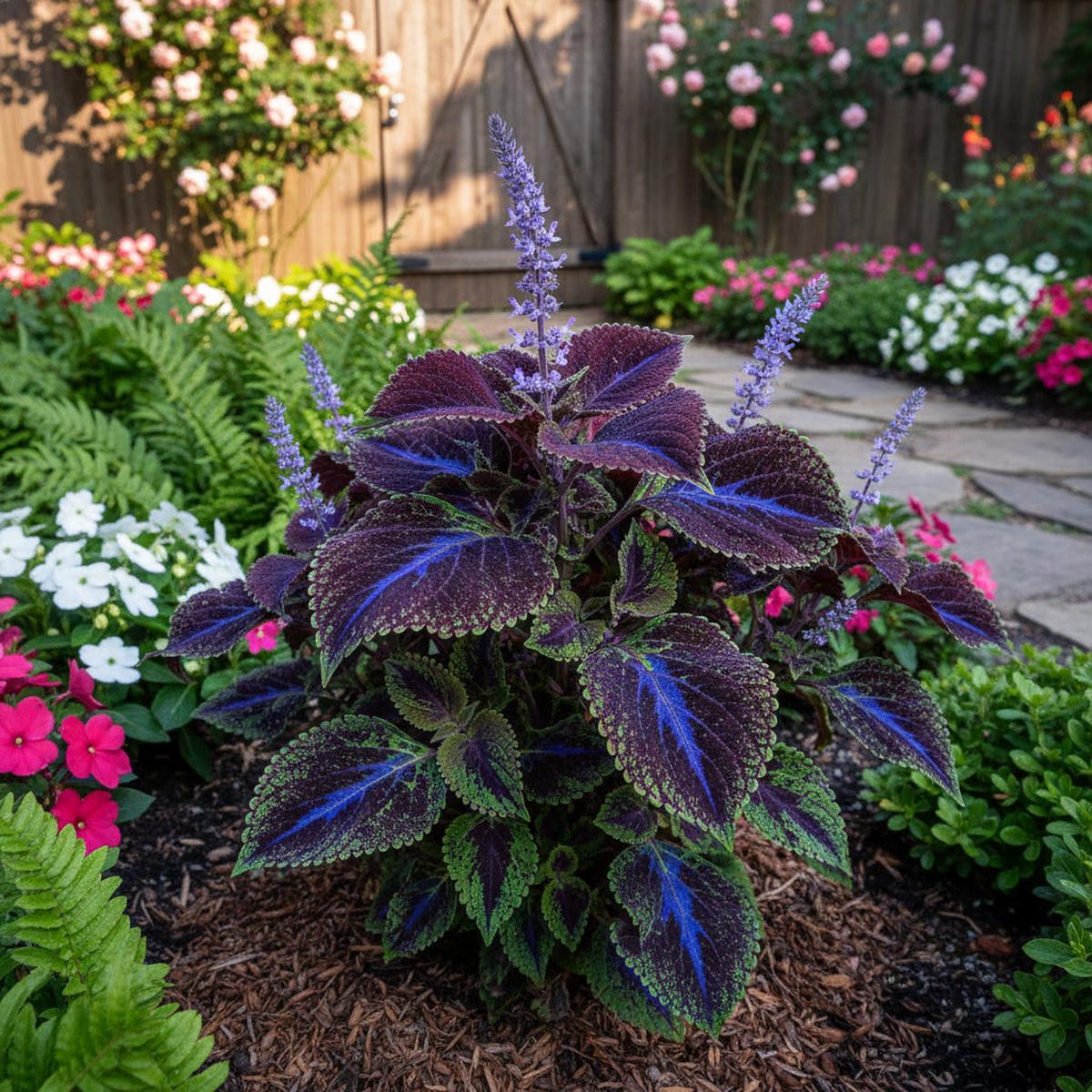 Blue Dragon Coleus Seeds for Planting