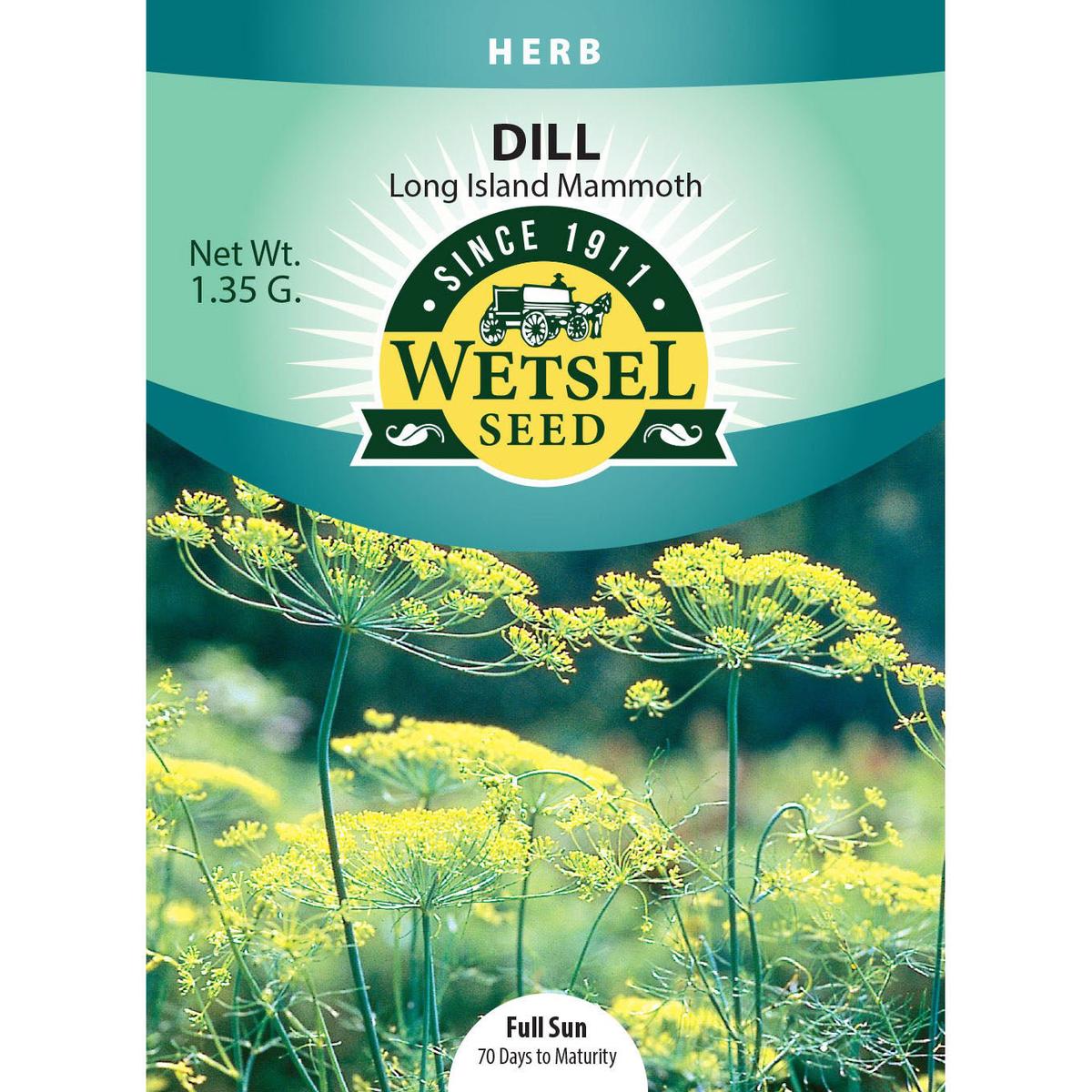 Wetsel Seed Dill Long Island Mammoth Seed