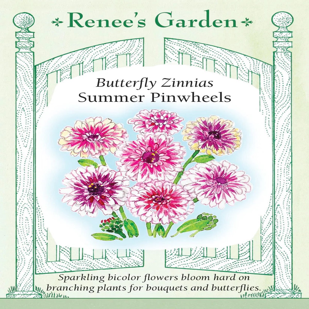 Zinnias - Summer Pinwheels
