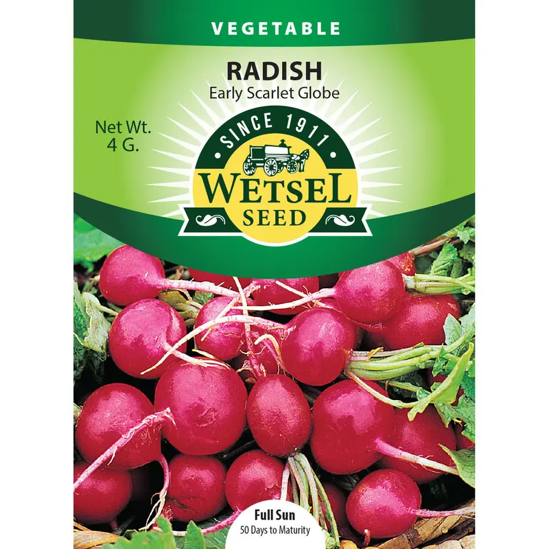 Wetsel Seed Radish Scarlet Globe Seed