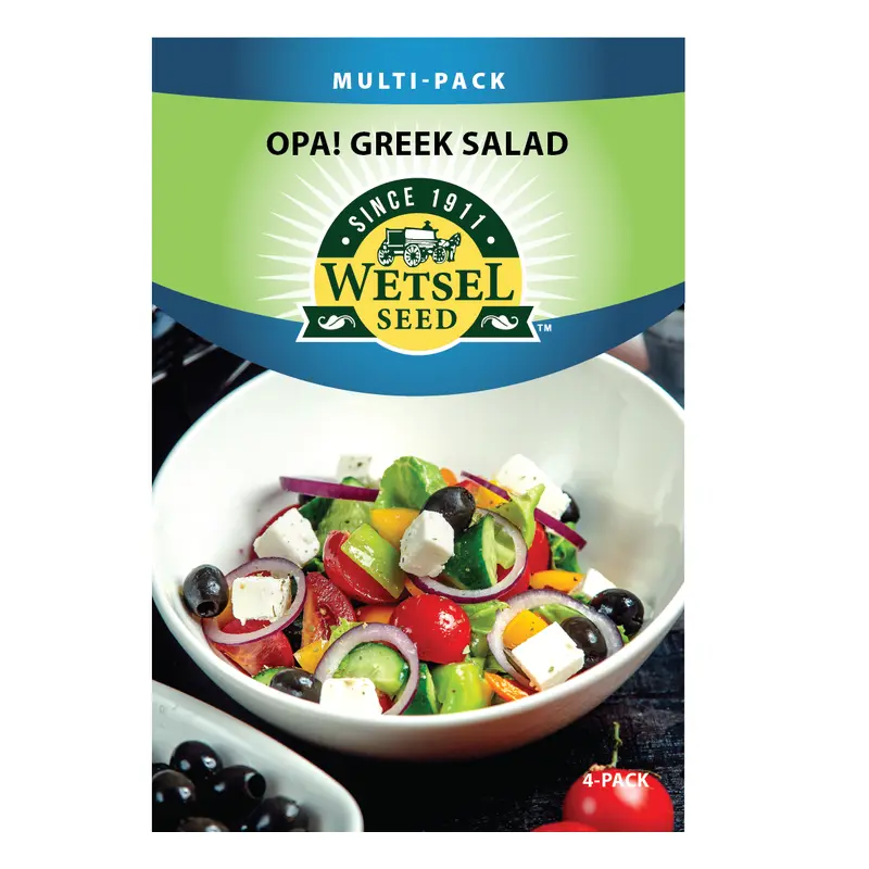 Wetsel Seed Opa! Greek Salad Multi-Pack Seed Packets