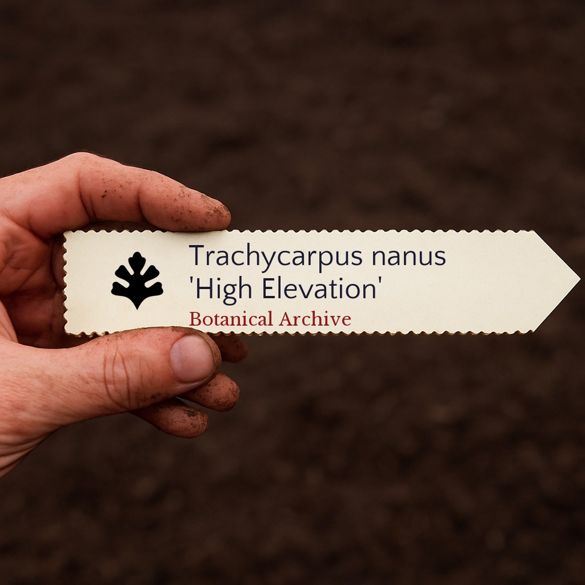 Trachycarpus nanus 'High Elevation' SEEDS