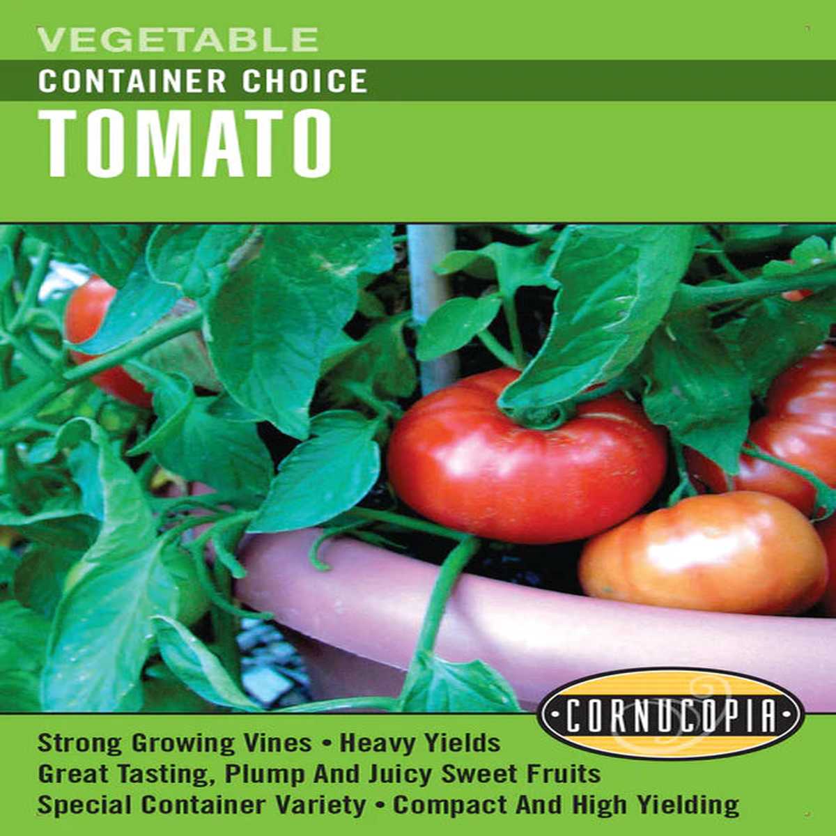 Tomato Container Choice - Cornucopia Seeds