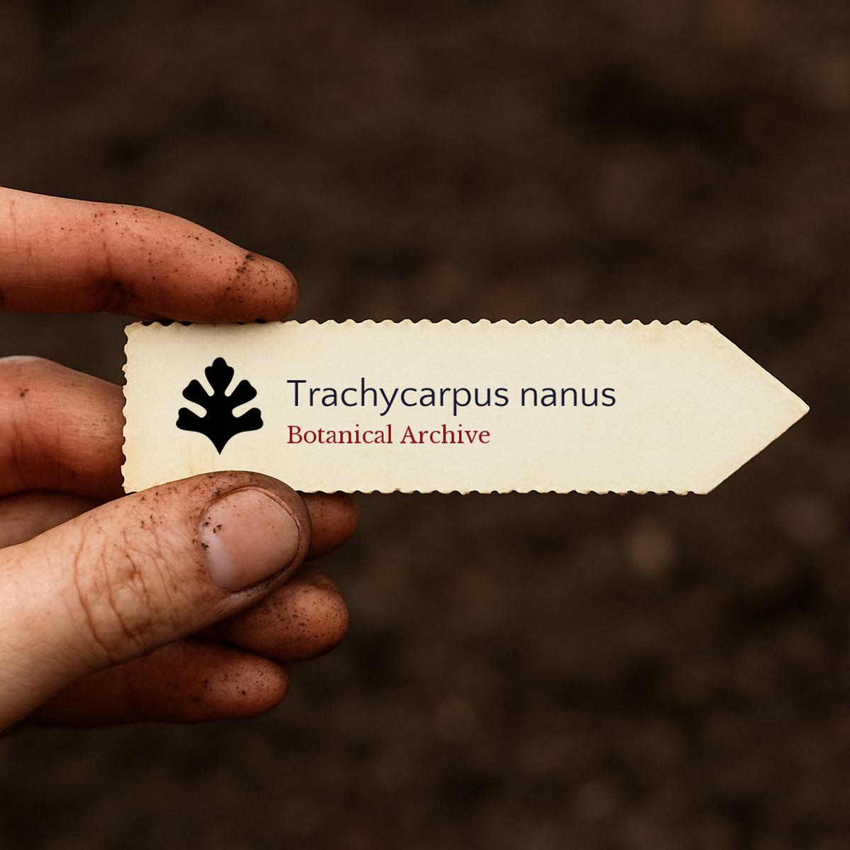 Trachycarpus nanus SEEDS