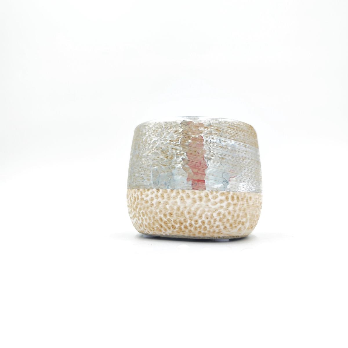 Cache-pot 6 cm  Argent, nid dabeille