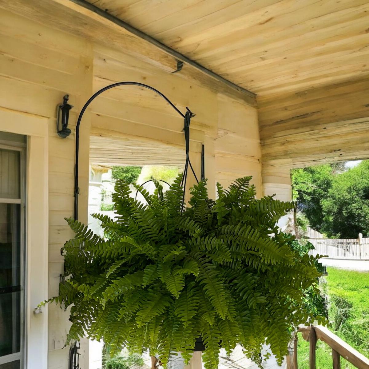 12" Wrought Iron Plant Hanger - Made in the USA