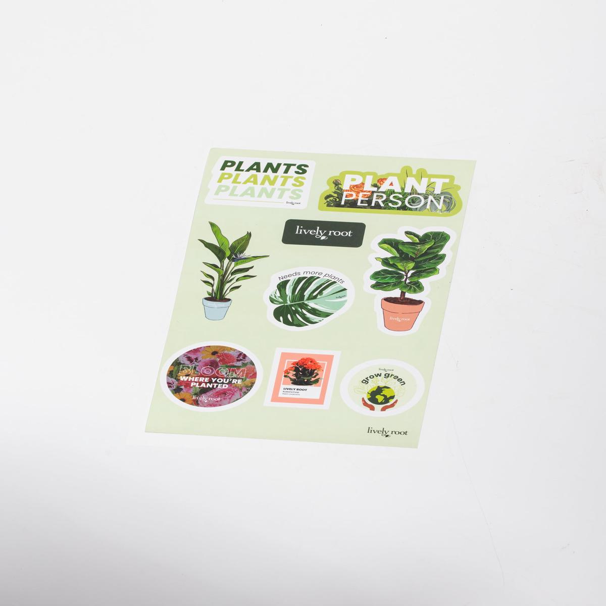 The Ultimate Plant Sticker Set