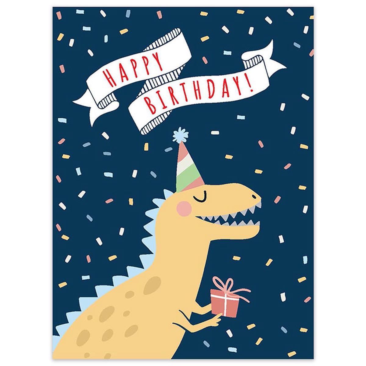 Kids Birthday Dinosaur Seed Packet