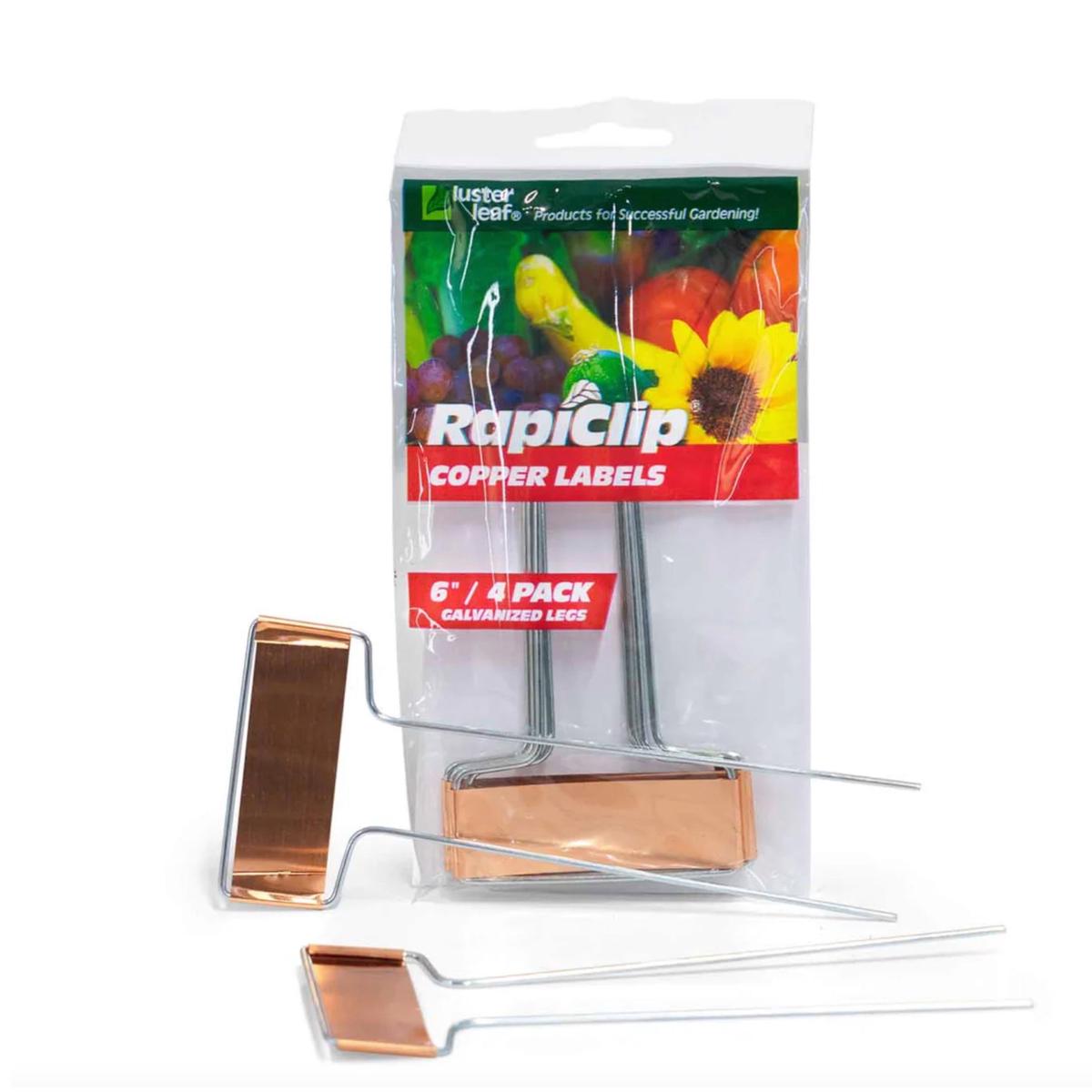 6" Copper Labels (4 pack)