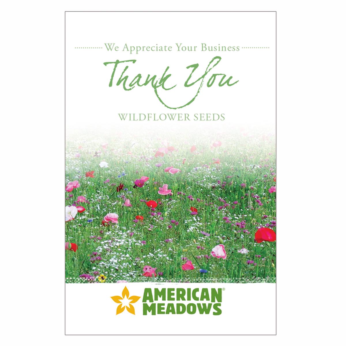 We Appreciate Your Business Seed Packet