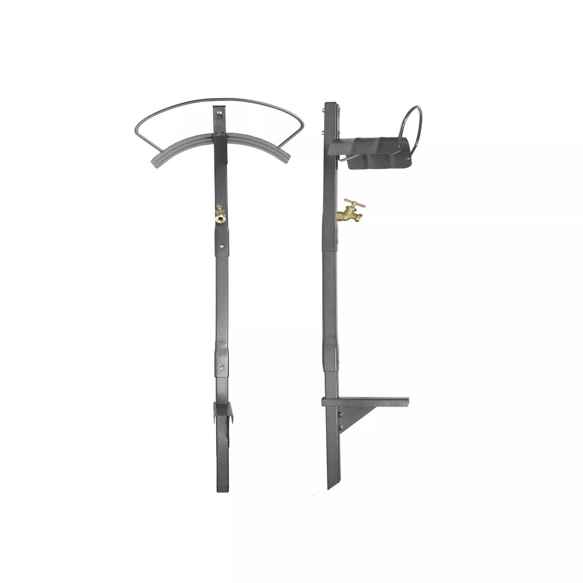 Yard Butler Free Standing Hose Hanger with Faucet