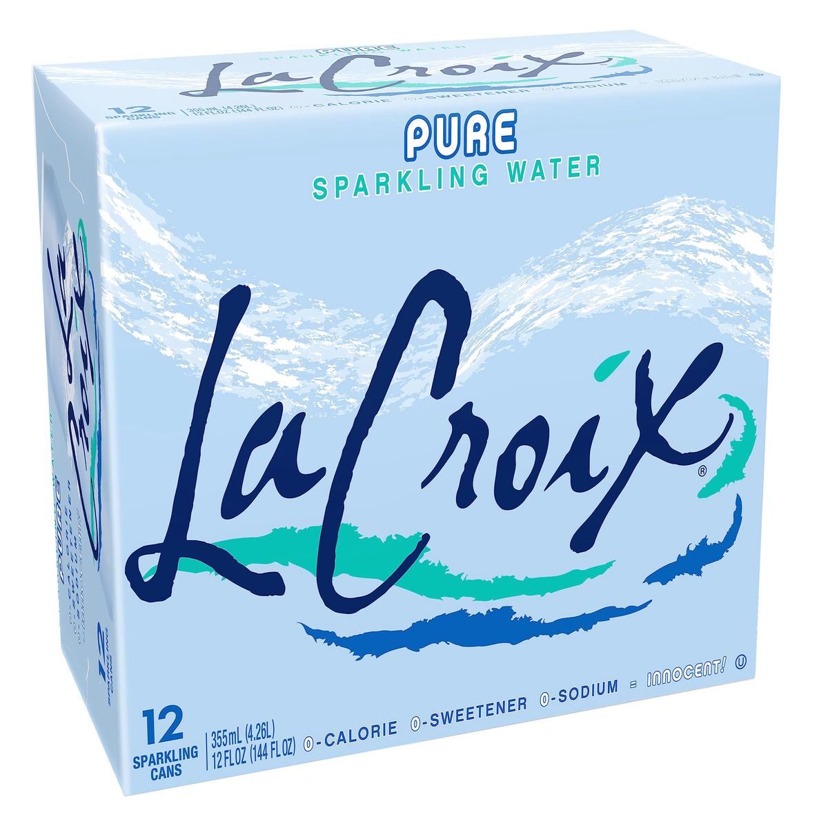 La Croix Sparkling Water, Pure, 12 Fl Oz (Pack Of 12)