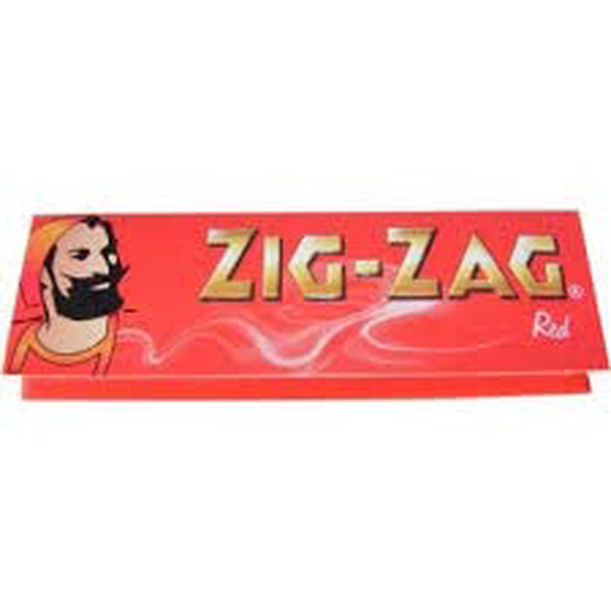 ZIG-ZAG Rolling Paper - Classic Red Cut Corners, 6000 Papers, Paper Material