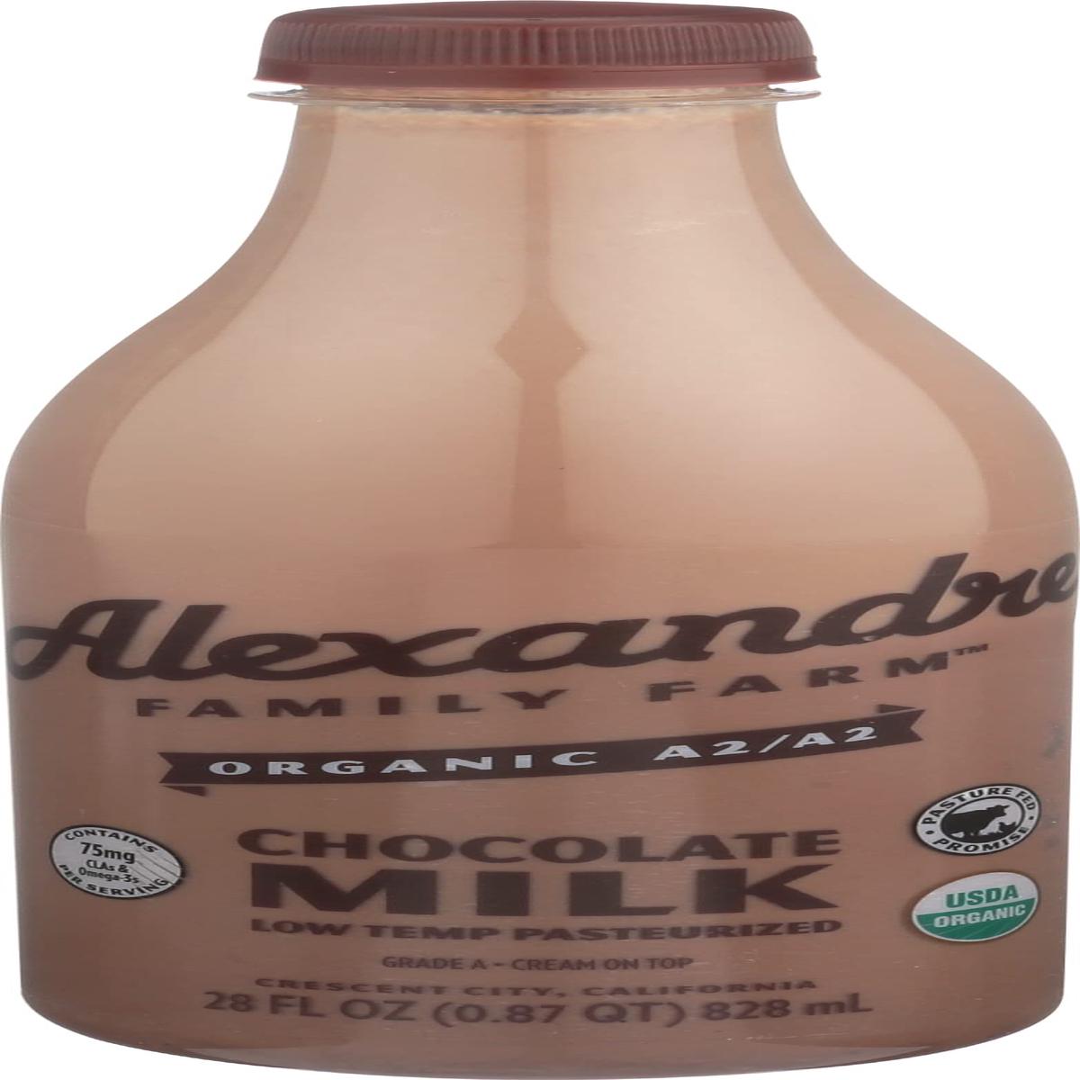 Alexandre Family Farms Organic Chocolate Whole Milk, 28 Fz