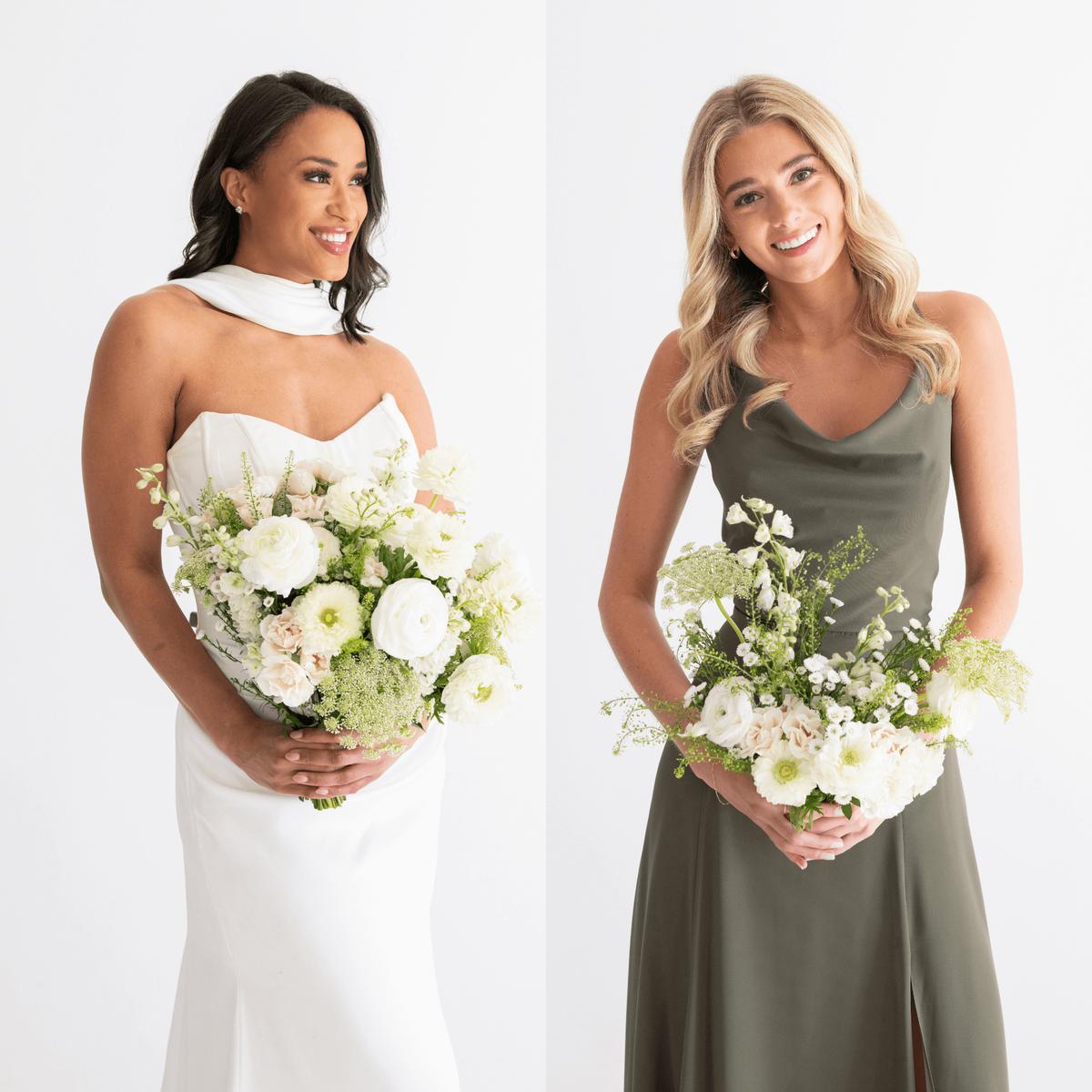 White Wildflower Premade - Bridal + 5 Maids
