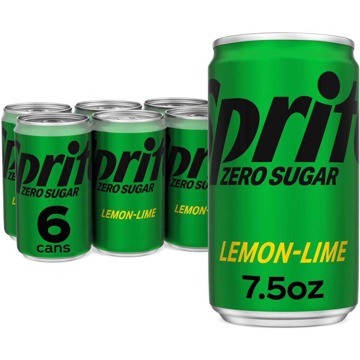 Sprite Zero 7.5 Fluid Ounce (Pack of 6)