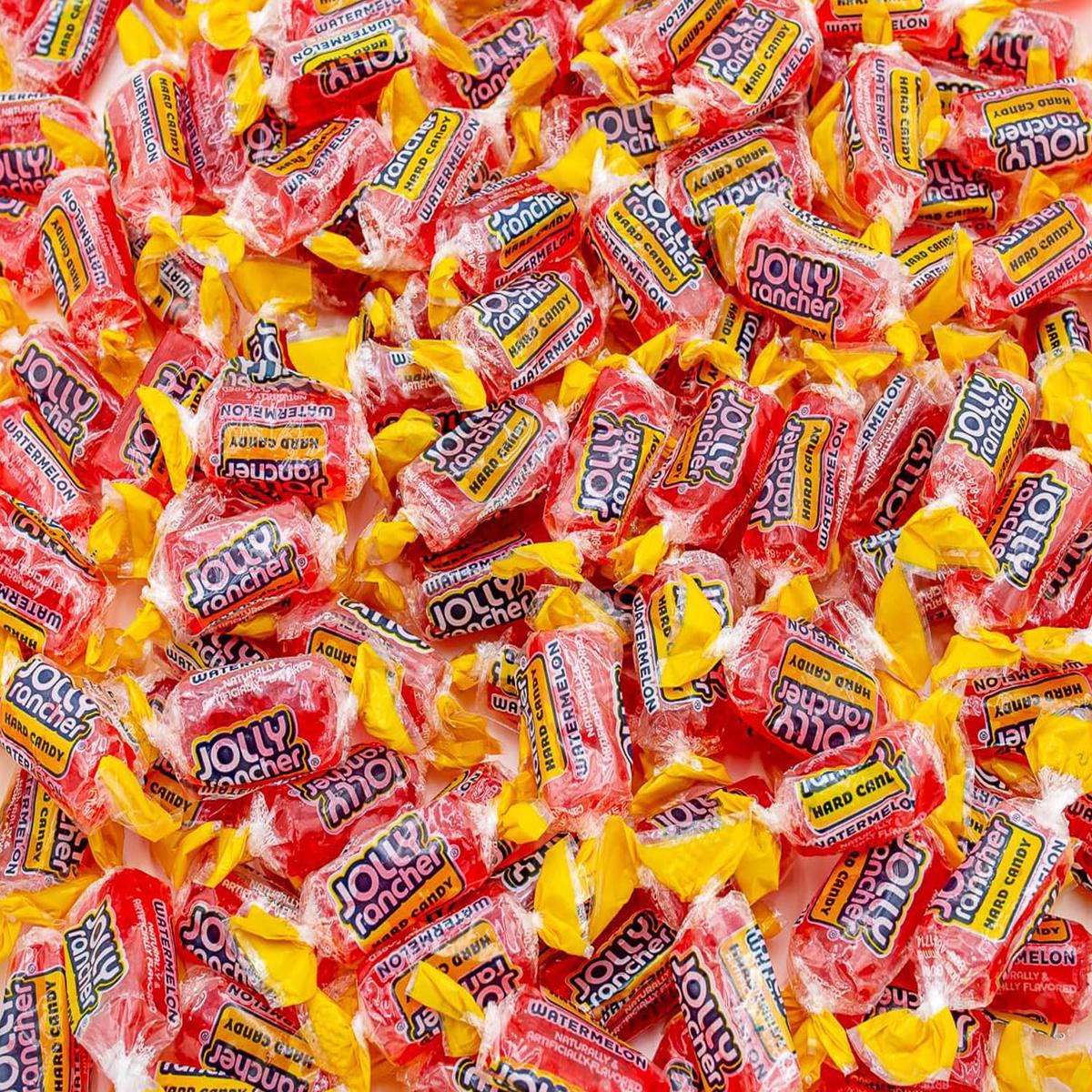 WATERMELON JOLLY RANCHER Hard Candy Original Flavor 2 lb - Bulk Bag  Individually Wrapped (148 Pieces)