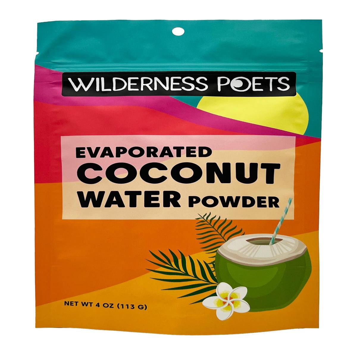 Wilderness Poets Coconut Water Powder - 100% Pure, No Additives - 4 Ounce