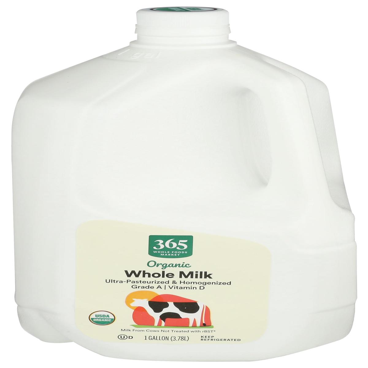 365 by Whole Foods Market, Organic Whole Milk, 128 Fl Oz
