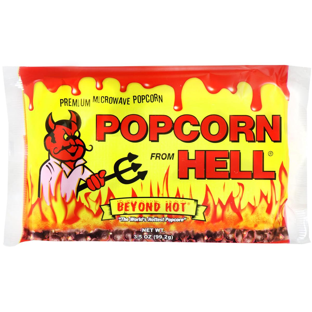 ASS KICKIN Popcorn from Hell - 6 Bags Ultimate Spicy Garlic Gourmet Snack