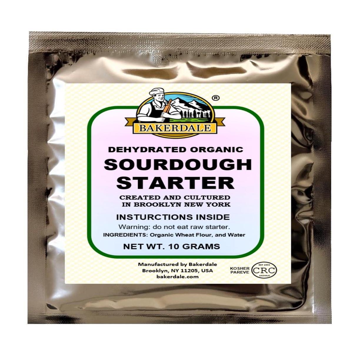 Bakerdale Dehydrated Organic Sourdough Starter Culture - Premium Quality Baking Ingredient