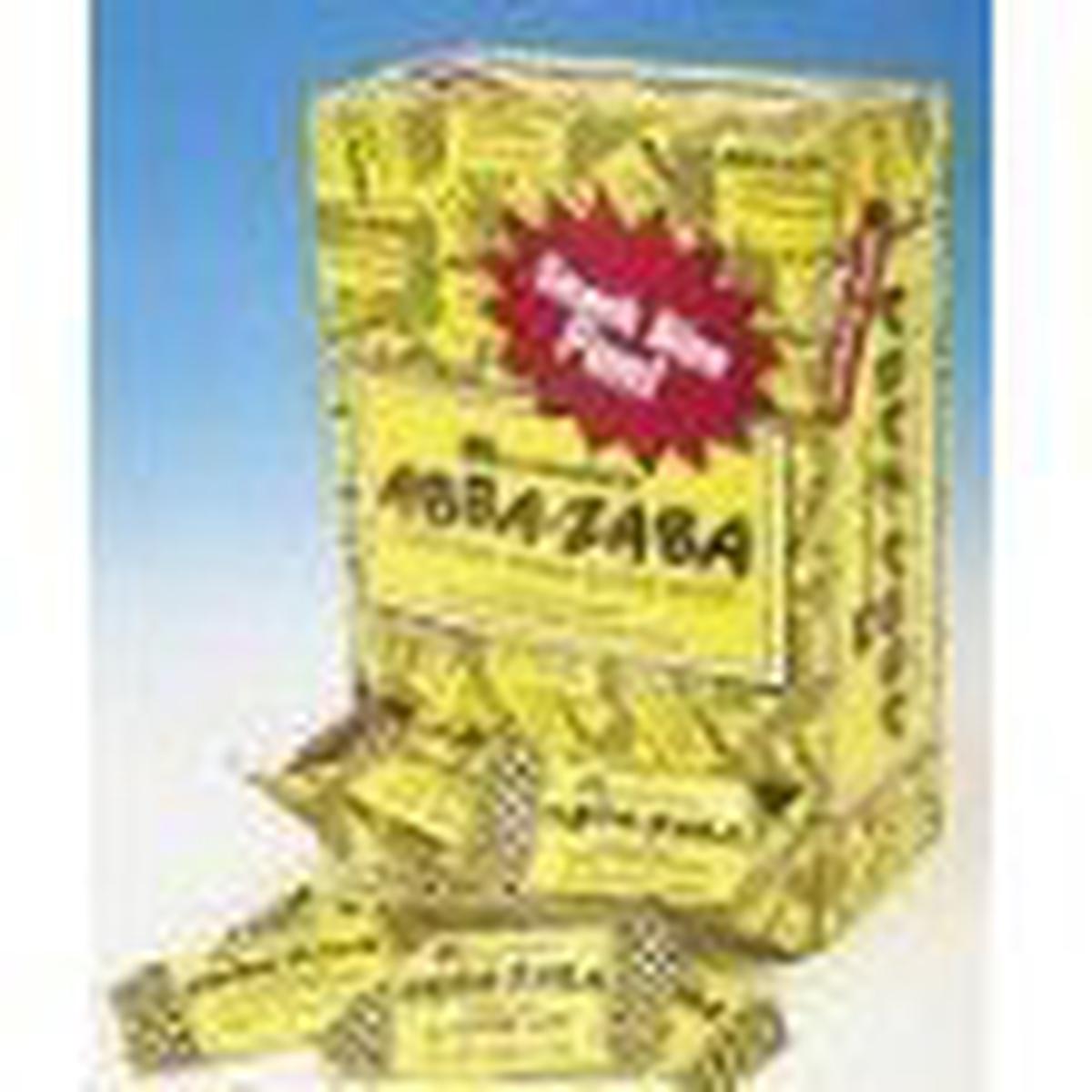 Annabelles Abba-Zaba Minis, 0.425 oz Bars in a Gift Box (Pack of 80)