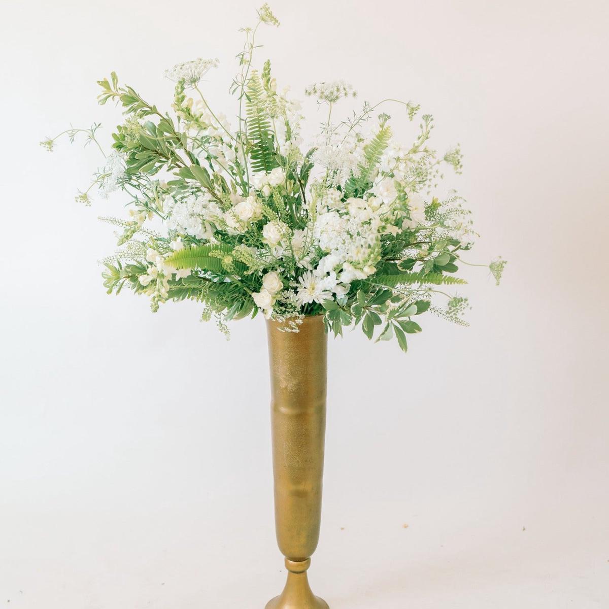 White Wildflower Whimsy Ceremony Flowers