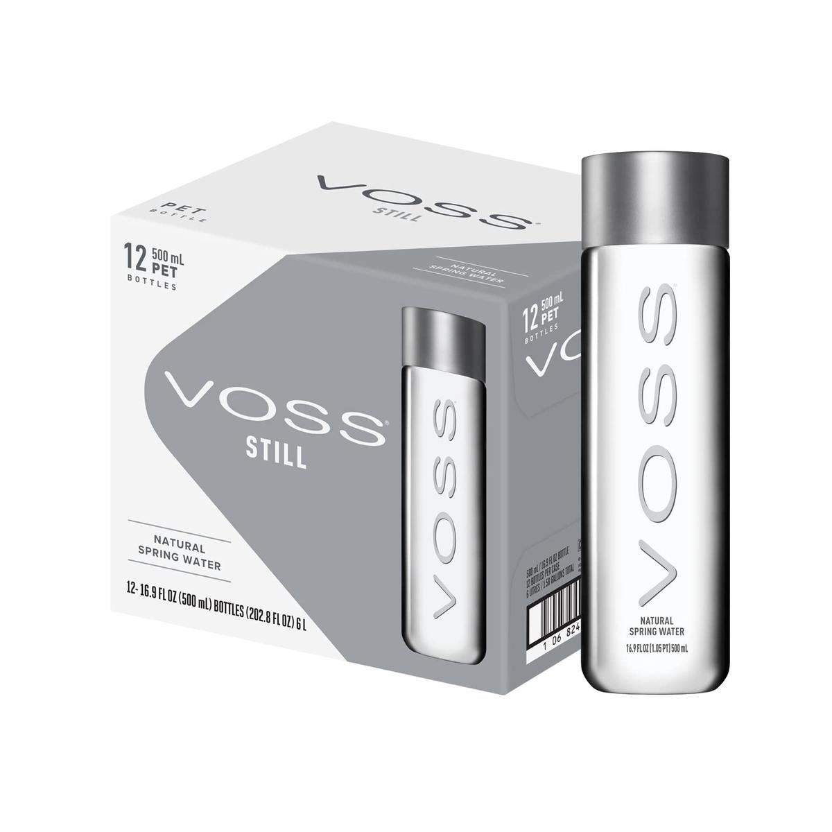 VOSS Still Water - 16.91 Fl Oz Bottles, Pack of 12 - Pure Hydration for On-the-Go
