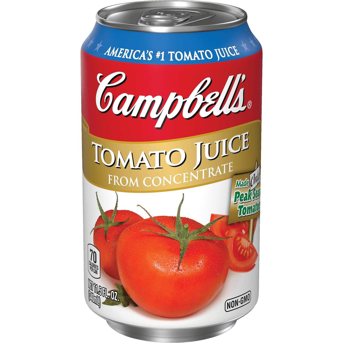 Campbells Tomato Juice, 11.5000-Ounces (Pack Of 24)