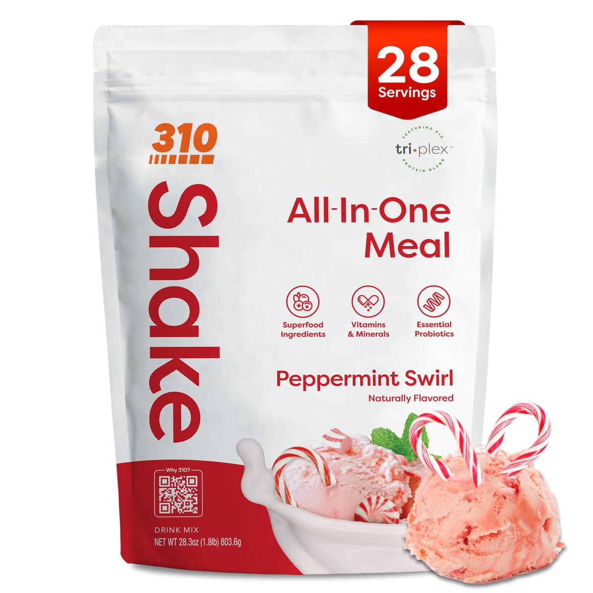 310 Nutrition All-In-One Meal Replacement Shake Powder - Plant-Based Protein Protein Powder with High-Fiber, Probiotics, Digesti