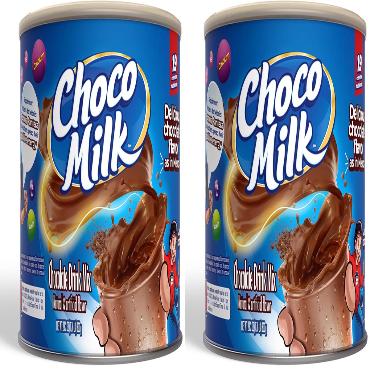 Choco Milk Powdered Chocolate Drink Mix 28 Oz (Pack of 2)