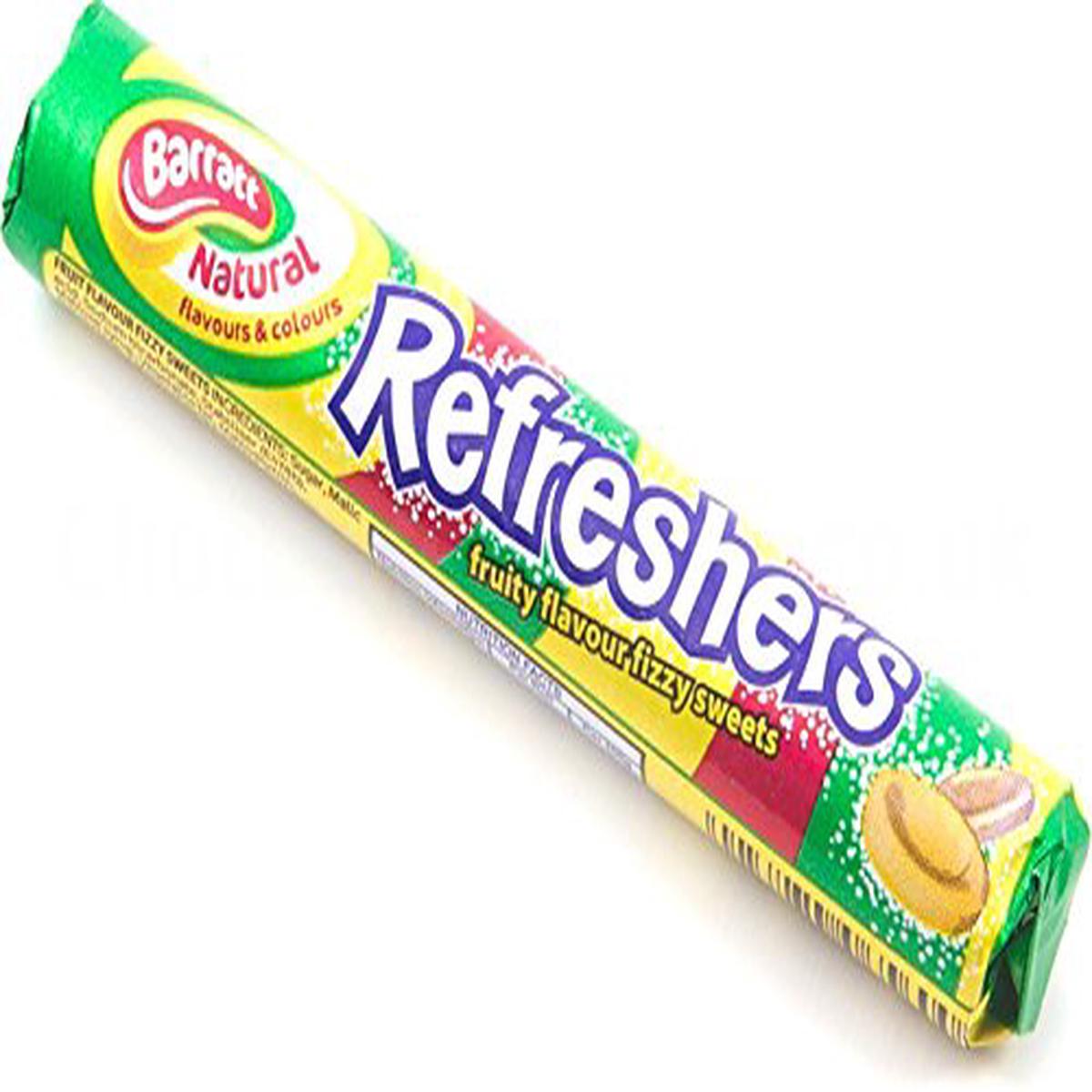 Barratts Barratt Refresher Roll - Pack of 6, 1 Count, Chewy Candy Treat
