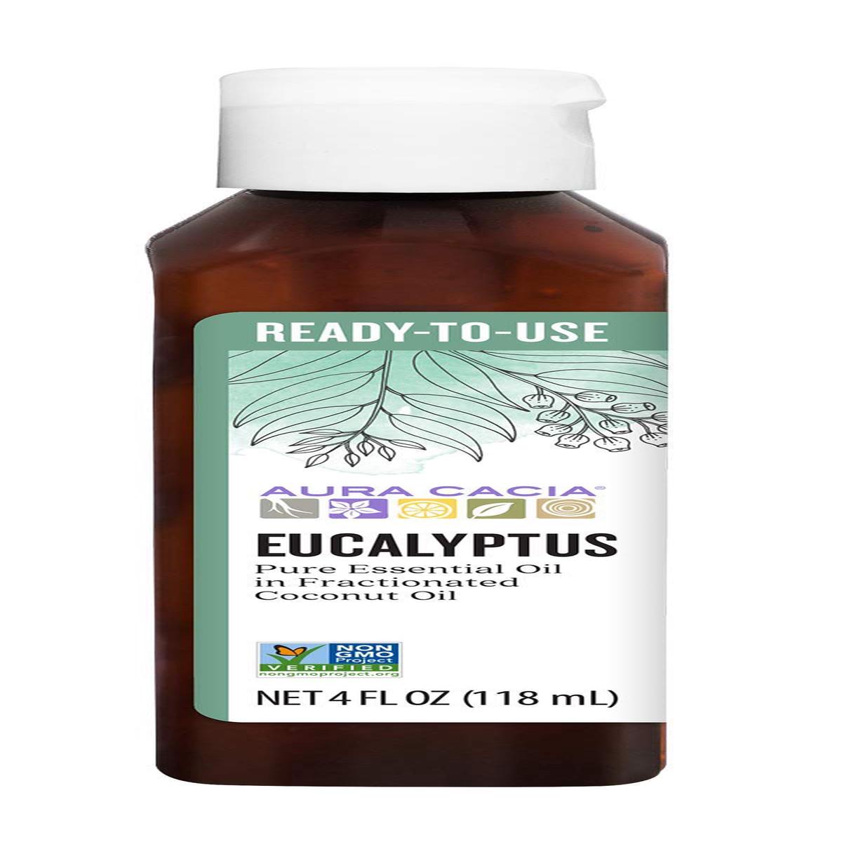 Aura Cacia Ready To Use Essential Oil Eucalyptus 4 Fl Oz Liquid