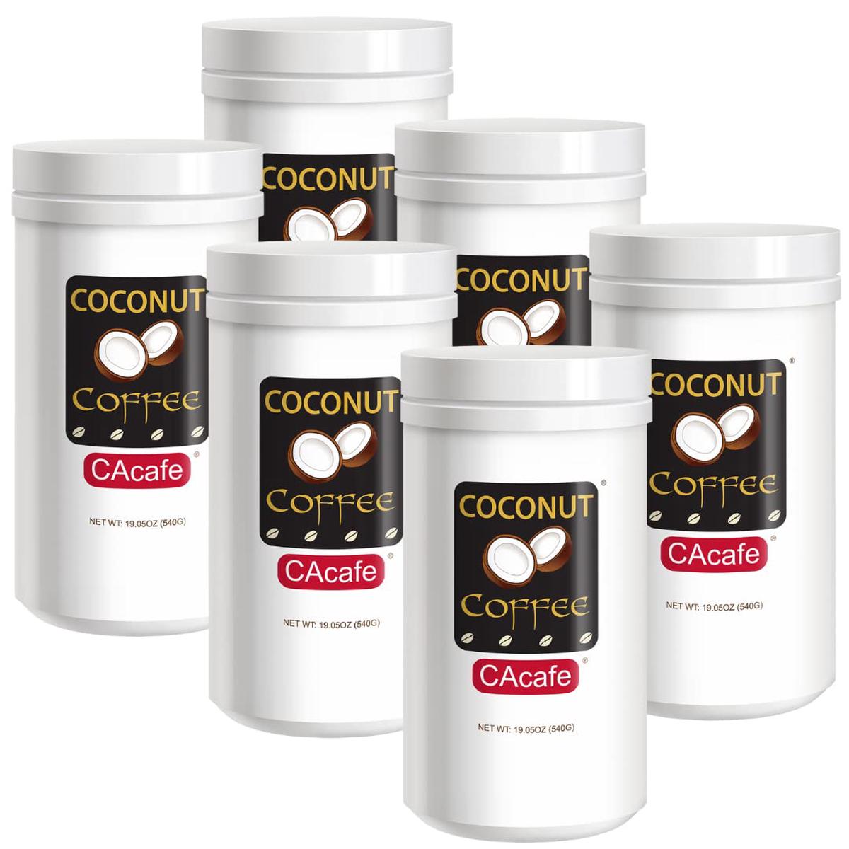 Cacafe Coconut Coffee, Coconut Infused Colombian Coffee, Creamy Drink Mix, Make Iced Or Hot, Packed With Antioxidants, Natural E