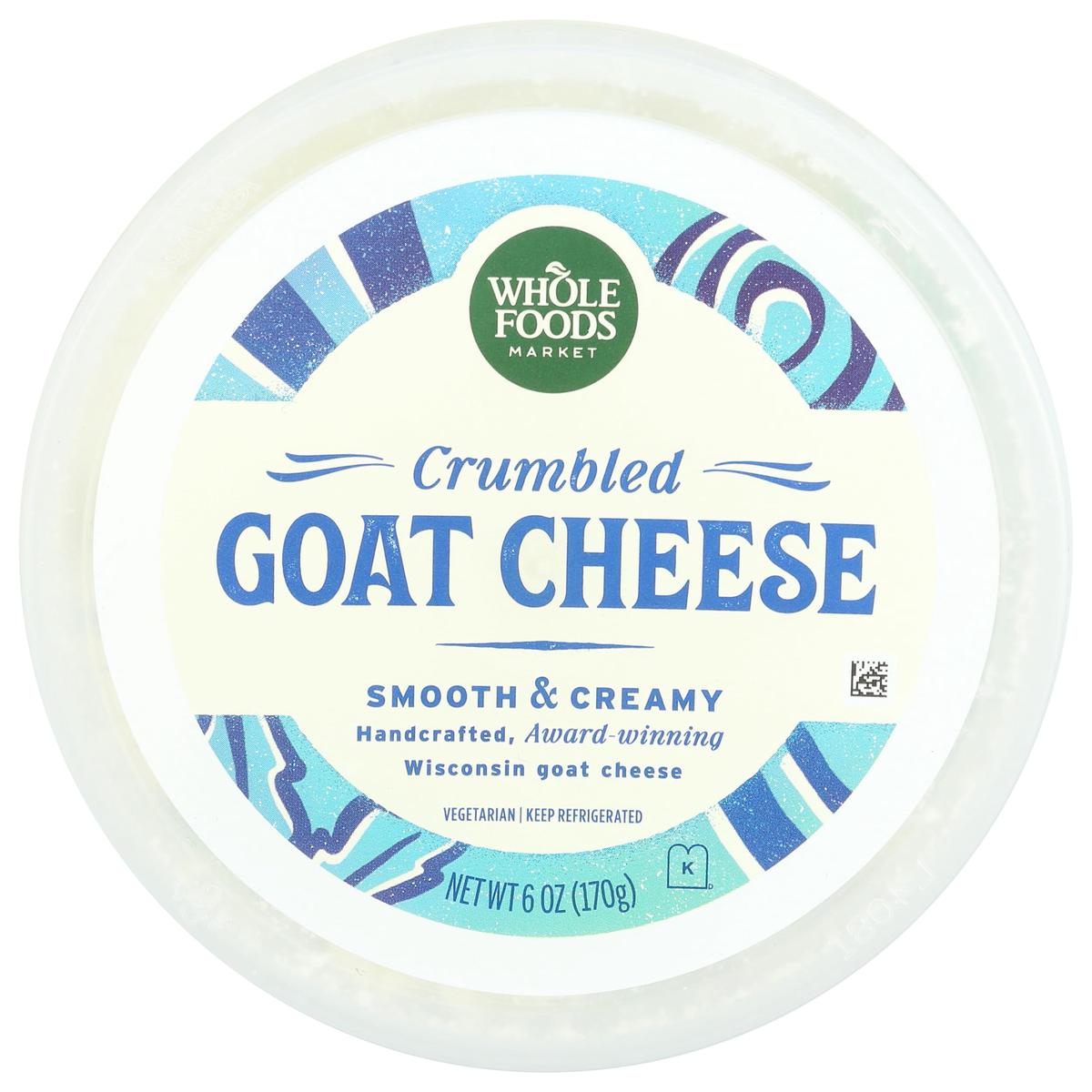 Whole Foods Market Goat Cheese Crumbles, 6 oz