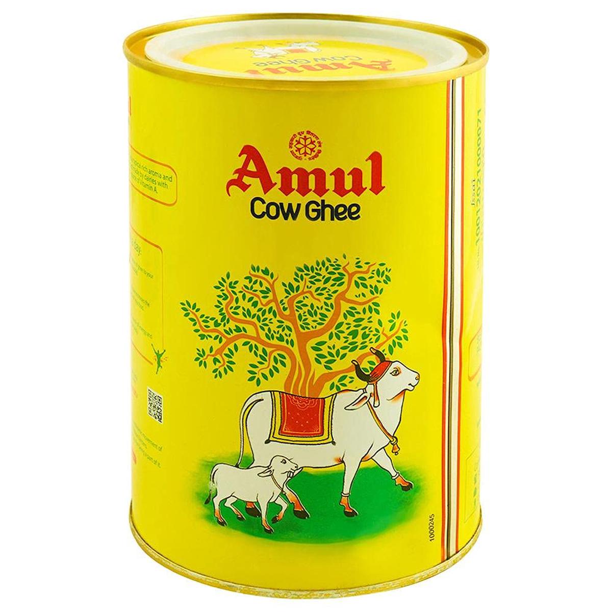 Amul Ghee (Cow Ghee, Tin Pack) 1Litre