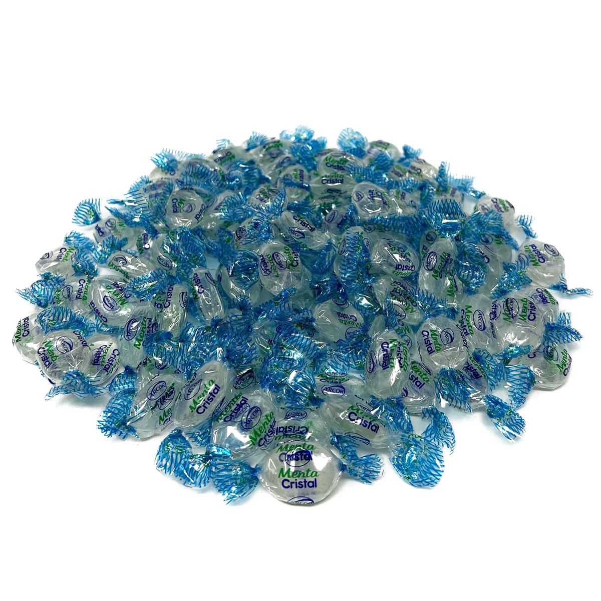 Assortit Crystal Clear Mints - Hard Candies - 1 lb - Individually Wrapped - Refreshing After Dinner Treat - Clear