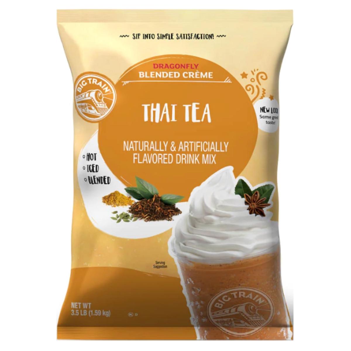 Big Train Dragonfly Thai Tea Blended Crme Beverage Mix, 3.5 Pound (Pack of 1)