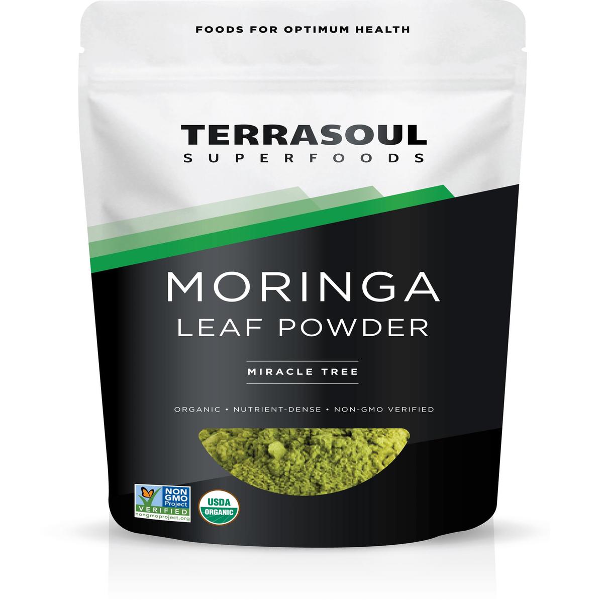 Terrasoul Superfoods Organic Moringa Powder - 11 Oz, Detox, Antioxidants, Immunity Boosting