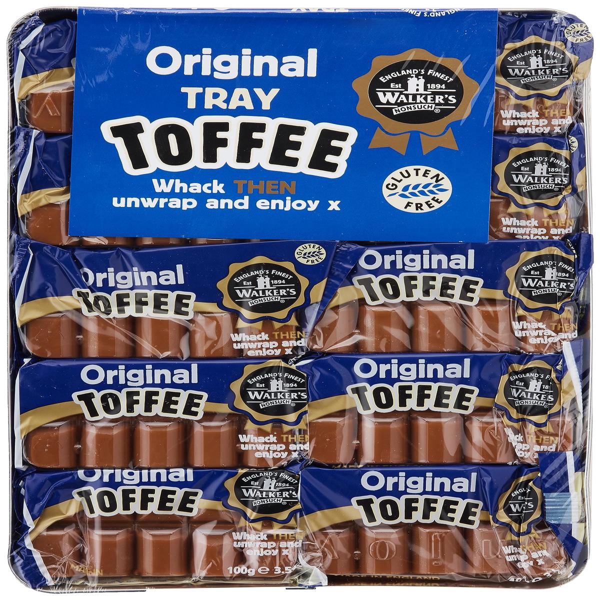 Walkers Original Toffee, 3.5-Ounce Packages (Pack Of 10)