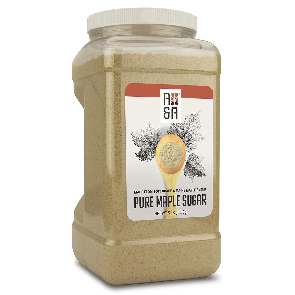 A&A Maple Pure Maple Sugar - 5 Pounds - 80 Ounce Pack