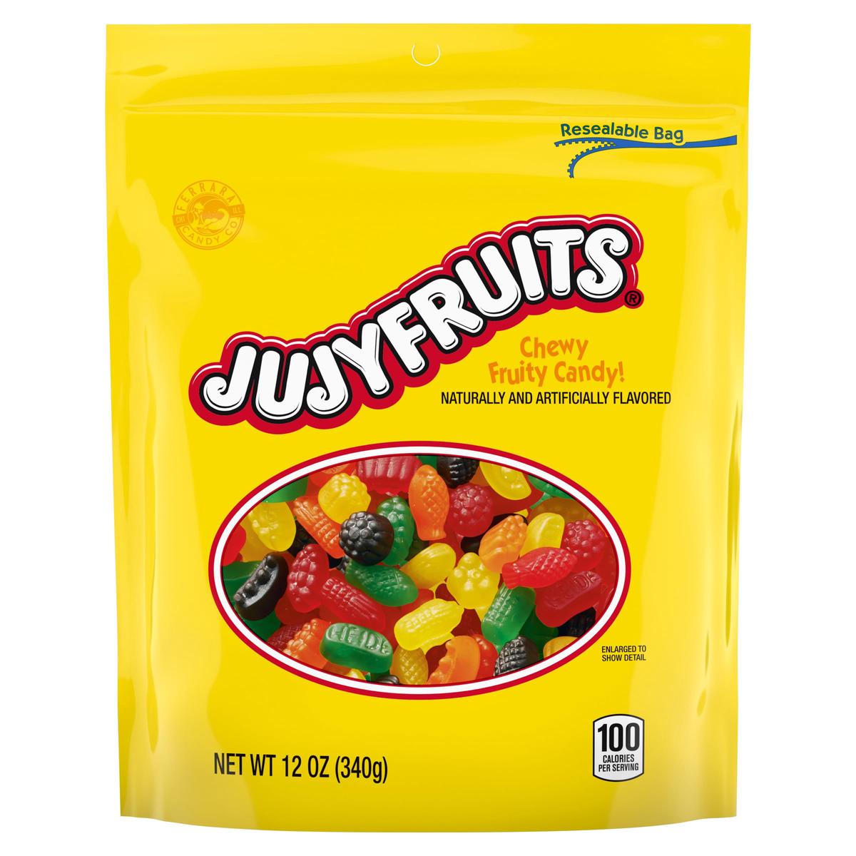 Wonka Jujyfruits Gummy candy  Assorted Gummy Candy  12oz Resealable Bag